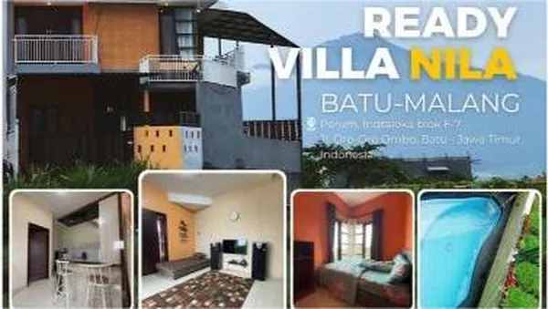 Tampak Depan Villa Nila Kota Batu